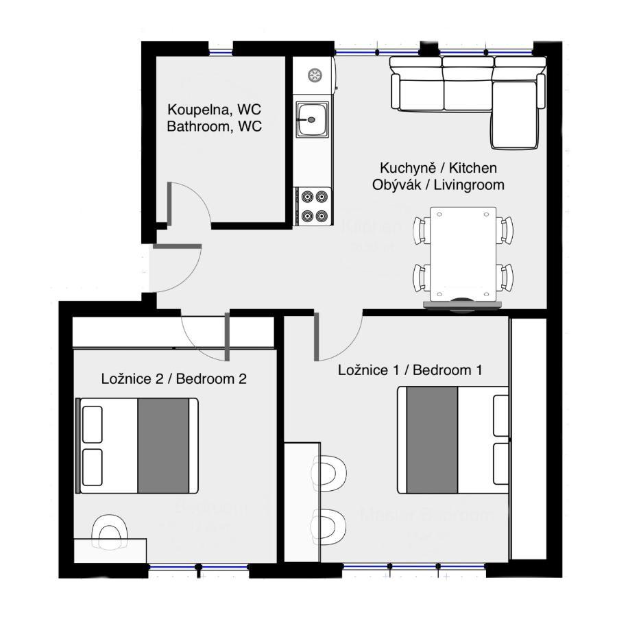 Apartman U Kolonady, Poděbrady Exteriör bild